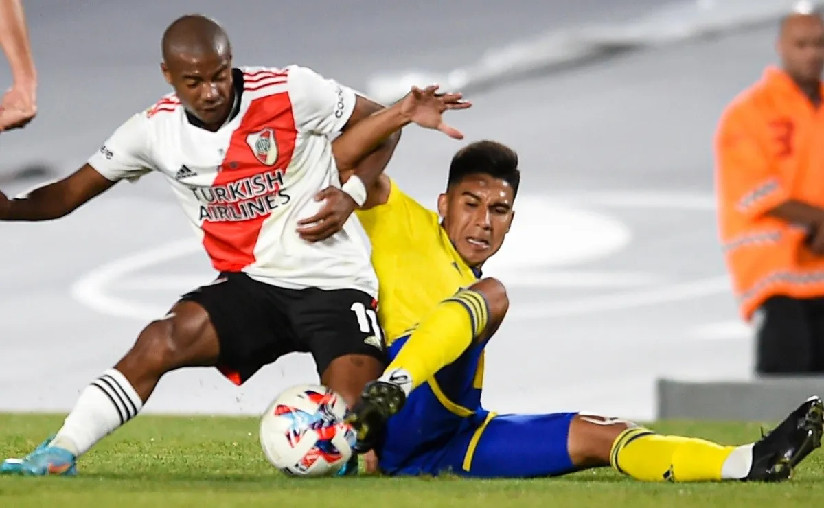 River no jugó un gran partido y pagó caro un error propio en defensa.