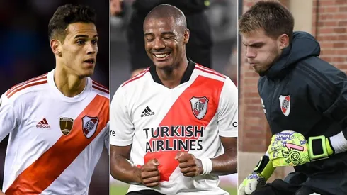 Ferreira, De La Cruz y Centurión finalizan sus contratos con River en diciembre de 2022 y todo indica que en los próximos días los renovarán.
