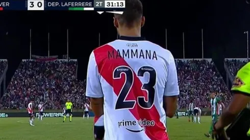 Mammana sumó sus primeros minutos oficiales desde que regresó a River