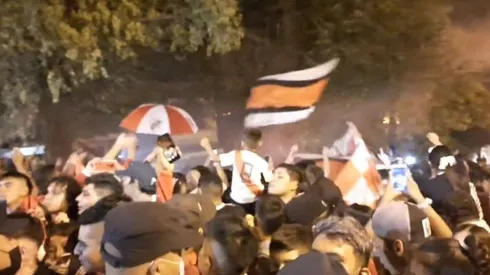 El arribo se demoró más de lo planeado porque el vuelo salió retrasado desde Ezeiza.