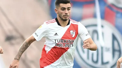 Santiago Simón, una de las joyas de Inferiores de River, habló sobre el interés del Barcelona para contratarlo.