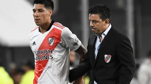 Marcelo Gallardo habló de la situación de Enzo Pérez, que se encuentra marginado por una distensión muscular y que apunta a llegar al próximo River vs. Boca.
