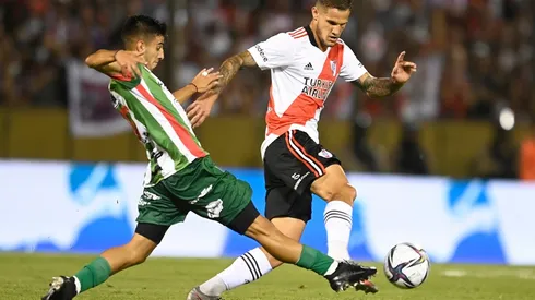 Zuculini fue el único volante de marca y de cabeza abrió el camino a la goleada.