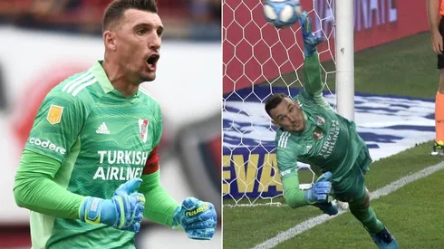 Franco Armani cortó una racha de tres años sin atajar un penal