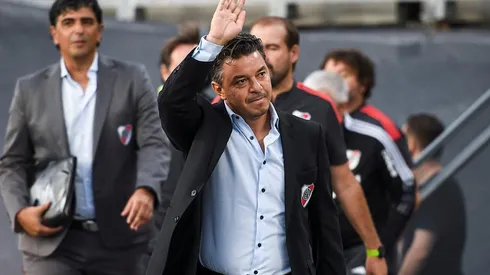 Marcelo Gallardo planifica el partido ante San Lorenzo por la quinta fecha de la Copa de la Liga.