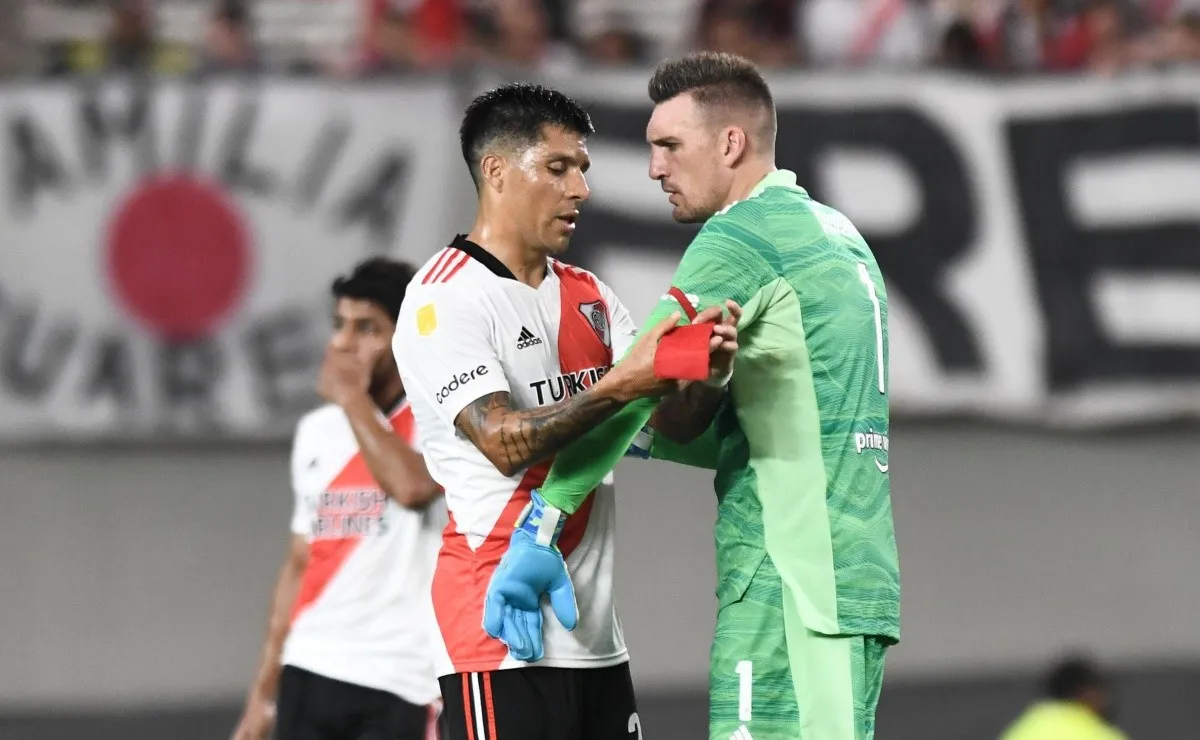 El mendocino solo jugó 19 minutos en el empate contra Racing.