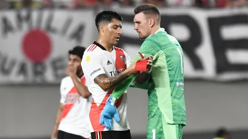 El mendocino solo jugó 19 minutos en el empate contra Racing.