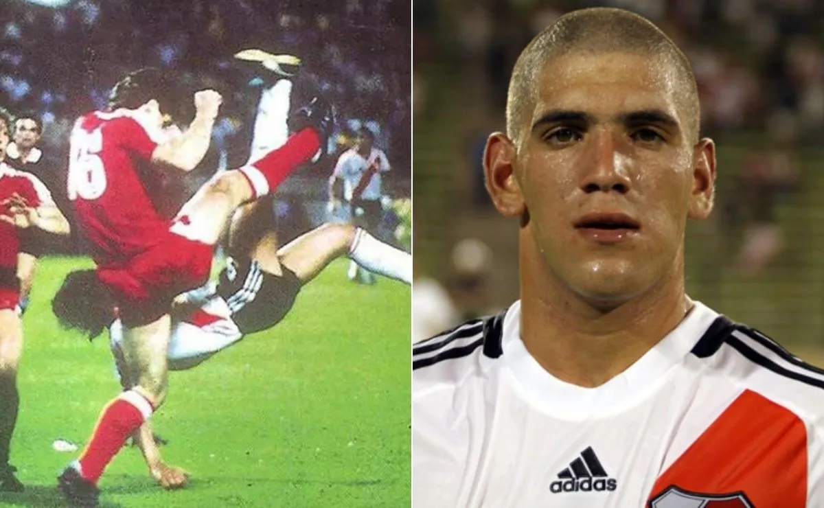 El Tortuga Fernández, delantero surgido en River, anotó de chilena para el triunfo de Riestra.