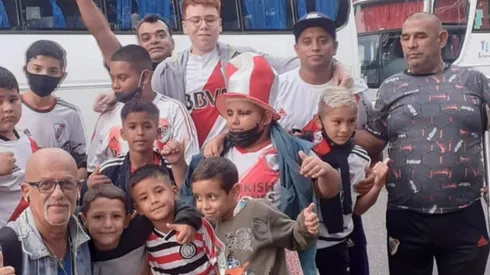 Los hinchas de Fuerte Apache se hicieron presentes en el Monumental.