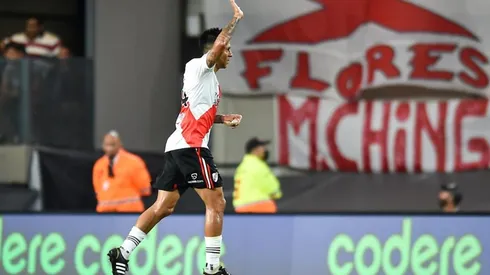 Enzo Pérez jugó apenas 18 minutos en el Monumental.