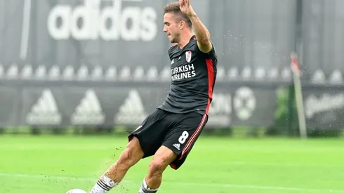 Agustín Palavecino, nueva baja en River para el partido con Racing.