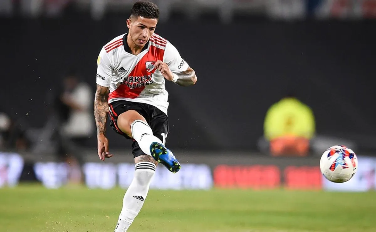 La graciosa anécdota de Enzo Fernández junto a su novia el día del partido más importante de todos los tiempos: la final de la Copa Libertadores entre River y Boca.