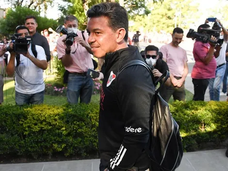 Gallardo llegó a Rosario para dirigir contra Newell’s