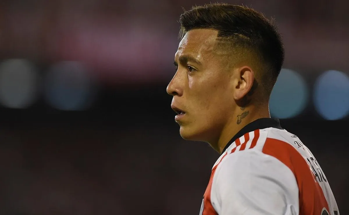 Esequiel Barco fue una de las figuras de River ante Newell's en el duelo de la tercera fecha de la Zona A de la Copa de la Liga Profesional.