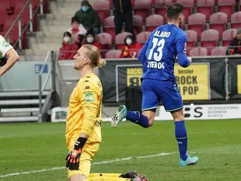 Alario volvió al gol en Alemania