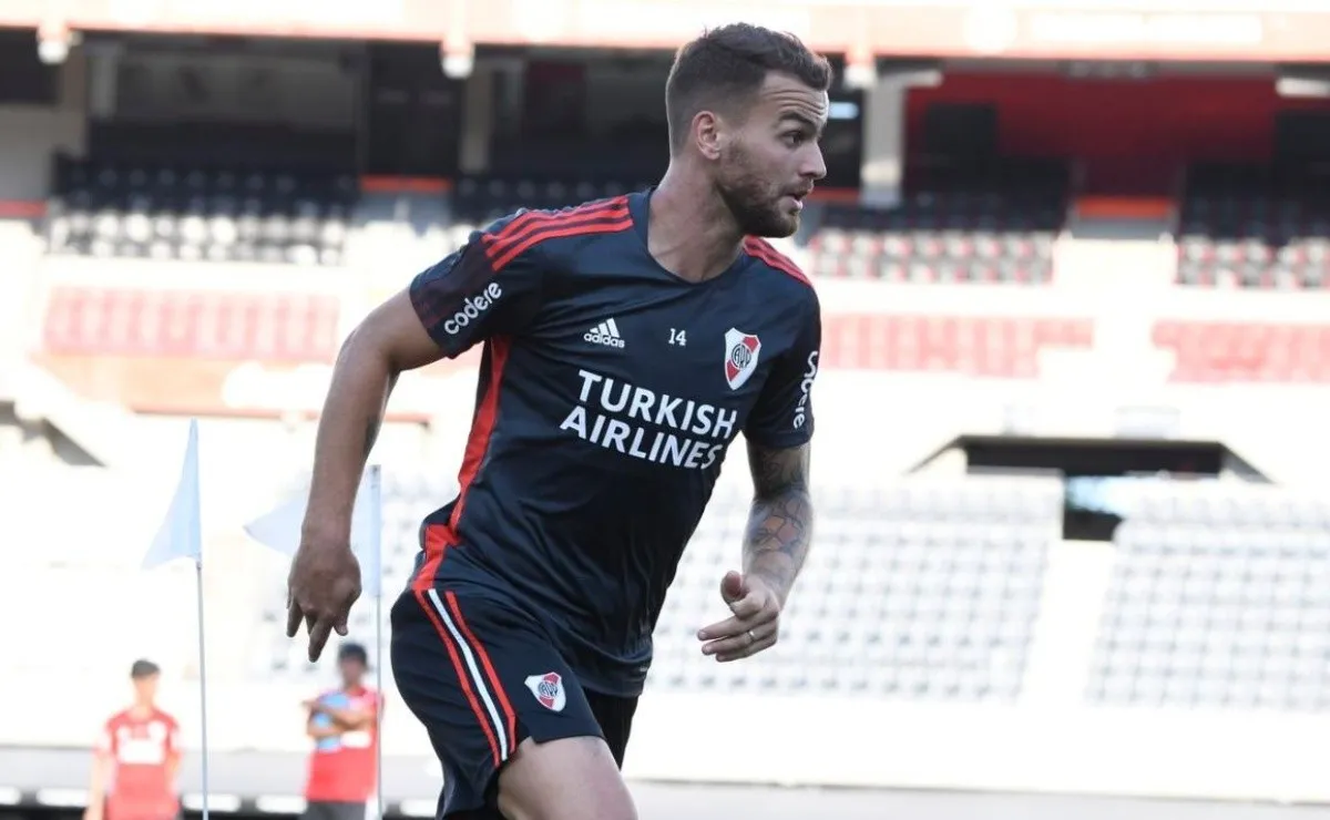 Leandro González Pirez, feliz de estar en River.