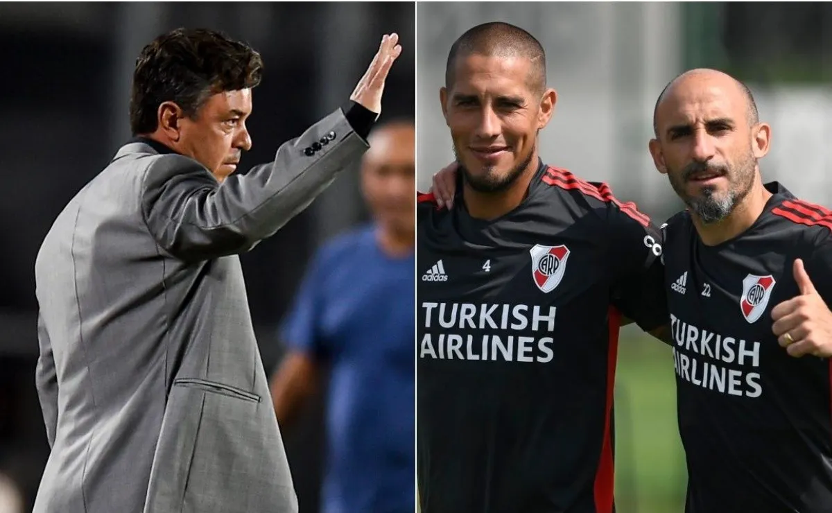 Marcelo Gallardo fue muy elogioso con Jonatan Maidana y Javier Pinola.