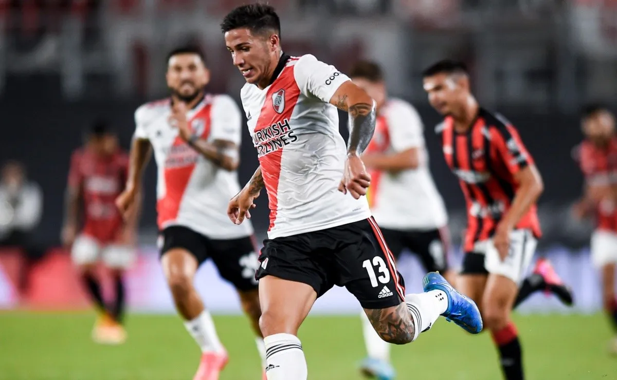 Enzo Fernández jugó un partido espectacular frente a Patronato