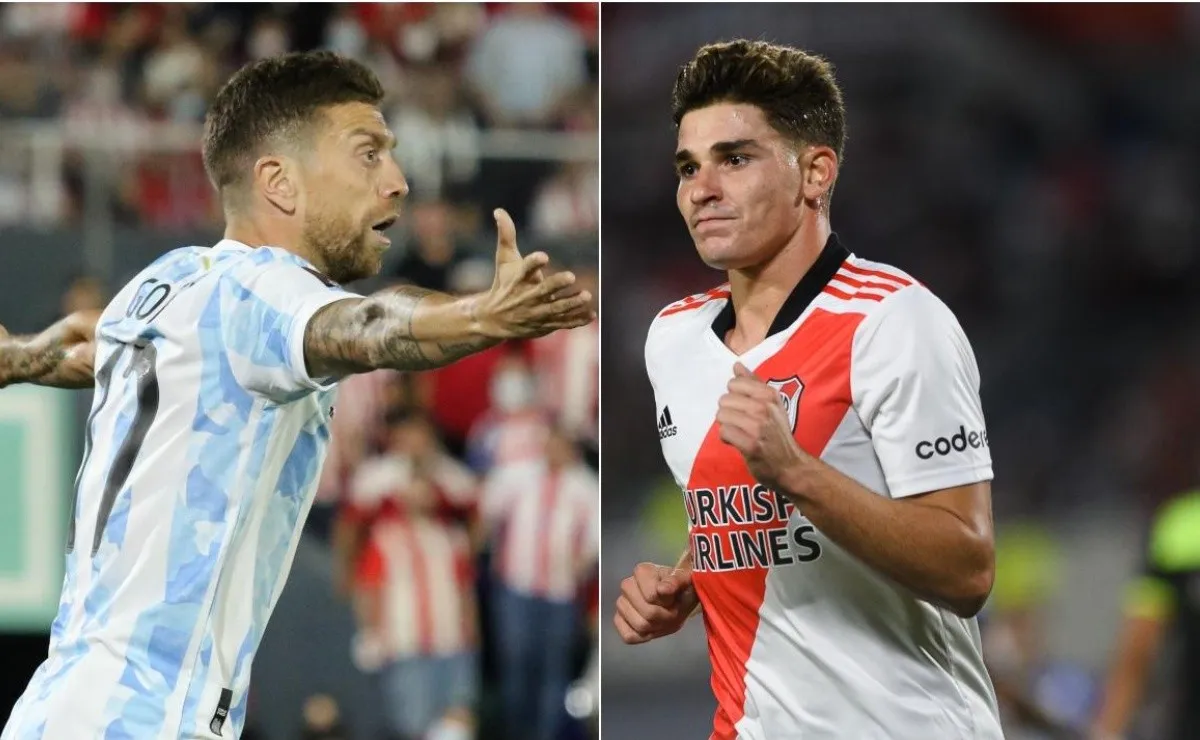 Alejandro Gómez habló del gran momento de Julián Álvarez.