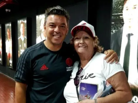 El gesto de Gallardo con una hincha en la previa vs. Patronato