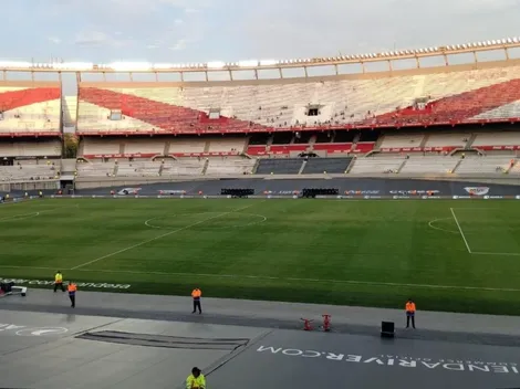 ¿Cómo está el césped del Monumental?