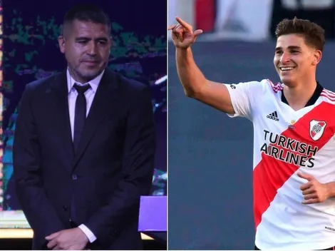 Riquelme admitió que Julián Álvarez es el mejor jugador de Argentina