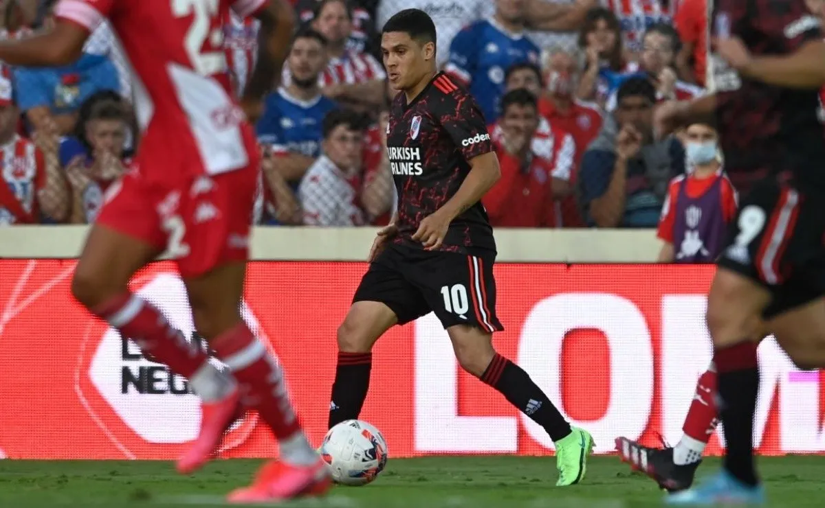 Juan Fernando Quintero volvió a vestir la 10 de River.