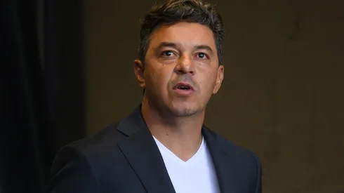 Marcelo Gallardo durante el amistoso contra Vélez del último sábado.