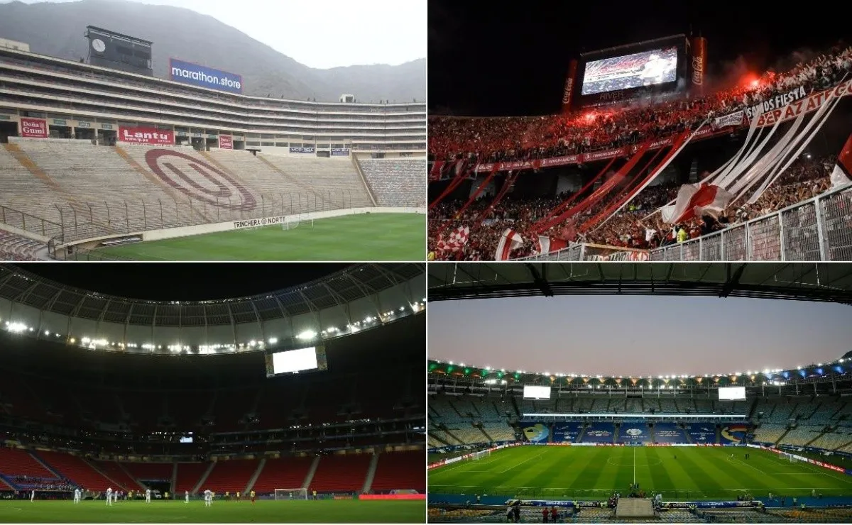 Los estadios más grandes de Sudamérica.