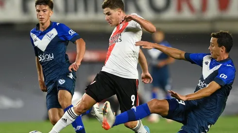 River enfrentó a Vélez en el Monumental en el último amistoso oficial antes del comienzo de la Copa de la Liga Profesional que será el próximo sábado ante Unión.