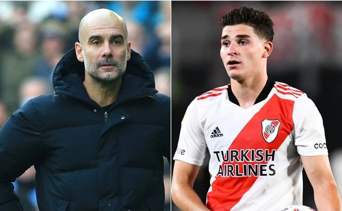 Pep Guardiola se refirió a la contratación de Julián Álvarez.