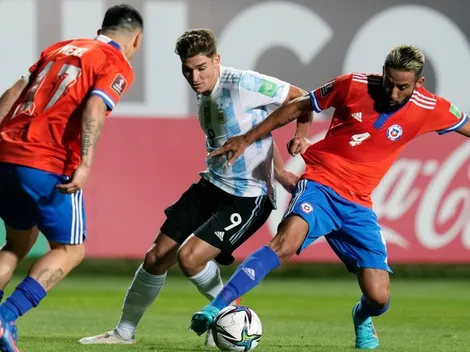 Julián hizo su aporte a la victoria de Argentina en Chile