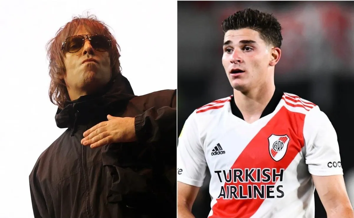 Liam Gallagher es fanático del Manchester City, club que comprará a Julián Álvarez.