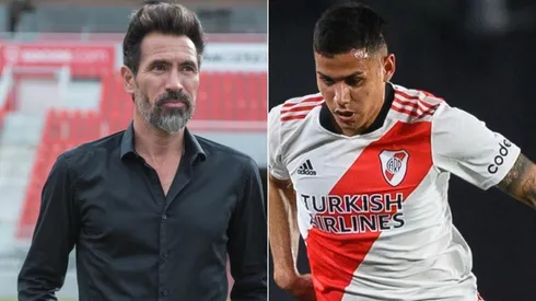 Eduardo Domínguez habló de la chance de contar con Alex Vigo.