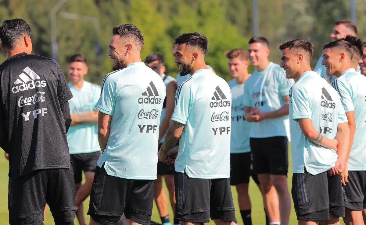 Nico González, un riverplatense más en la Selección Argentina.