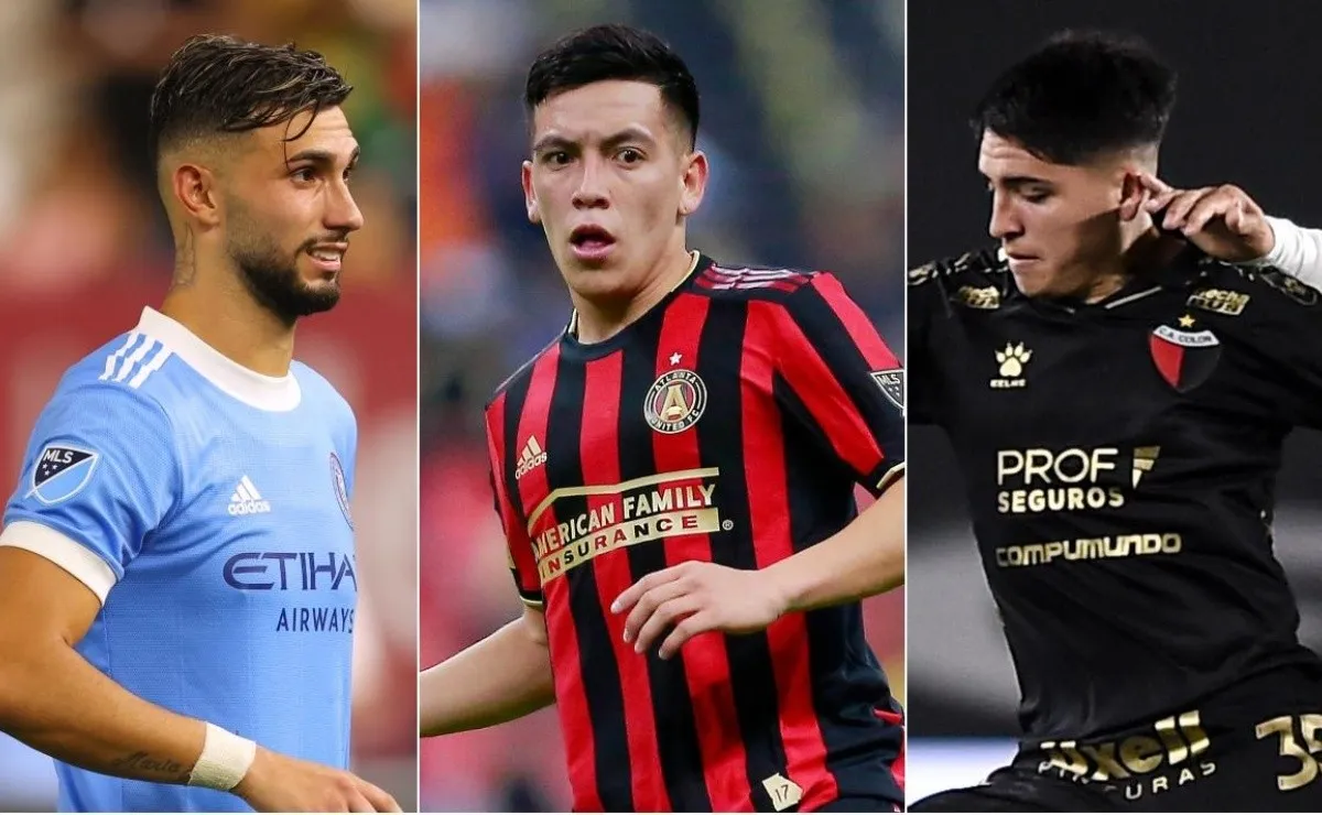 Valentín Castellanos, Esequiel Barco y Facundo Farías: los tres posibles refuerzos de River.