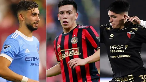 Valentín Castellanos, Esequiel Barco y Facundo Farías: los tres posibles refuerzos de River.