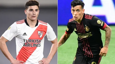 Julián Álvarez y Esequiel Barco podrían volver a ser compañeros, en esta oportunidad jugarían juntos el primer semestre de 2022 en River.