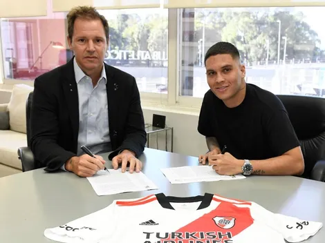 Juanfer puso la firma y es el sexto refuerzo de River