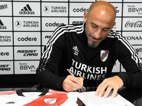 Otro referente que sigue: Pinola extendió su contrato con River