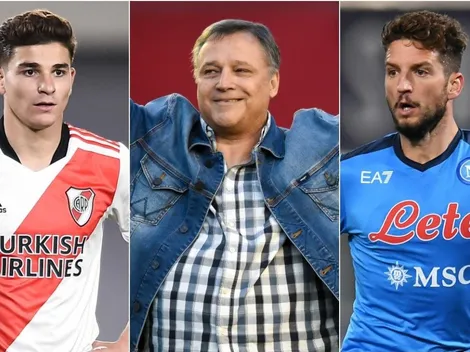 Bertoni comparó a Álvarez con un crack del Napoli