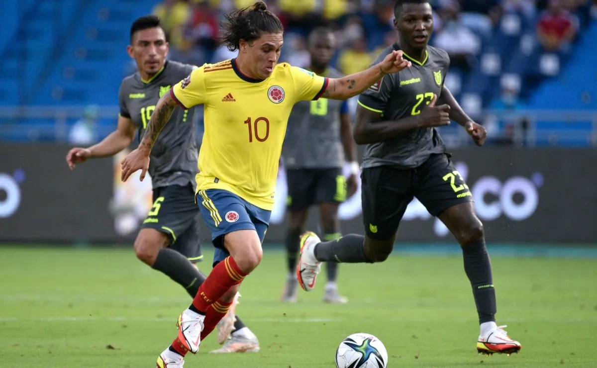 Juanfer Quintero volvió a la Selección de Colombia en 2021.