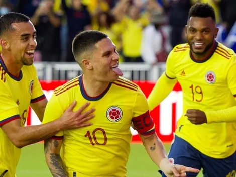 Juanfer llega on fire: golazo y capitanía en el amistoso de Colombia