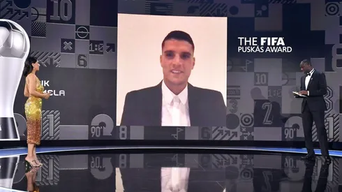 Erik Lamela habló tras quedarse con el Premio FIFA Puskas 2021.