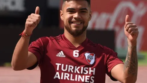 Paulo Díaz salió del aislamiento y ya se entrena con el grupo.