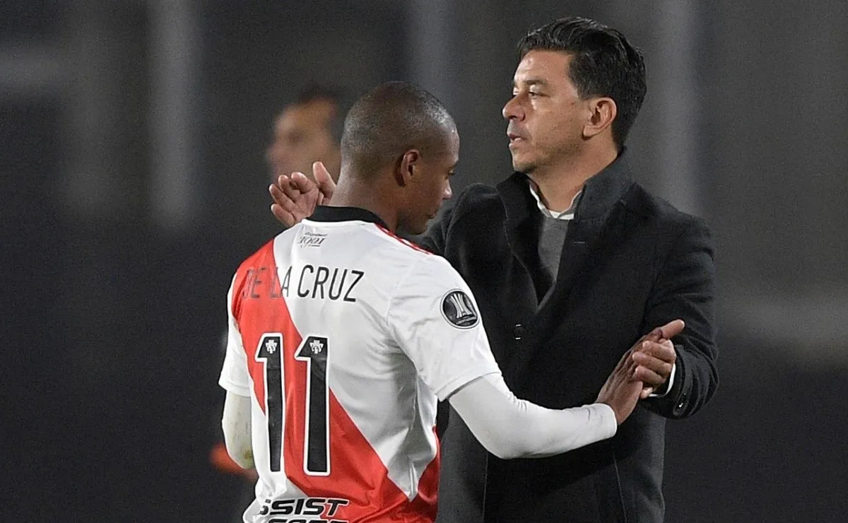 Nicolás De la Cruz es uno de los contagiados en River.