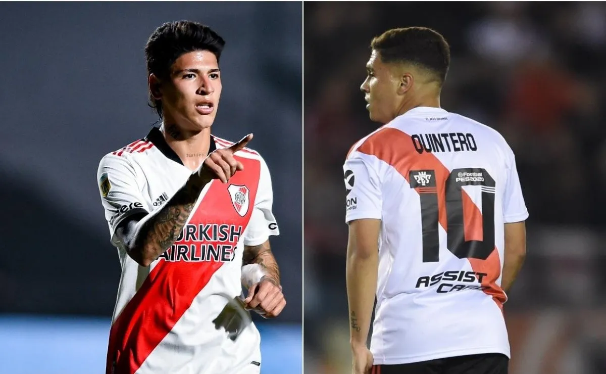 Jorge Carrascal apareció con un dorsal diferente en la pretemporada de River.