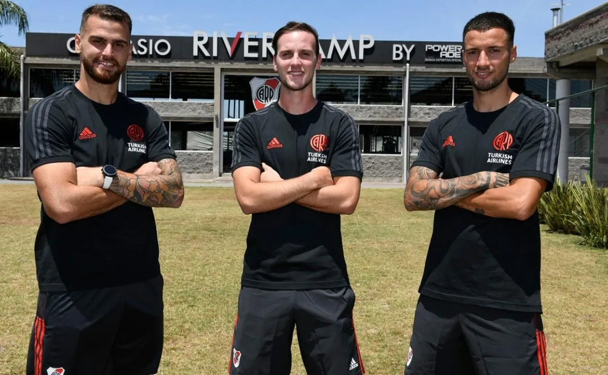 Los flamantes refuerzos de River hablaron luego de firmar sus contratos.