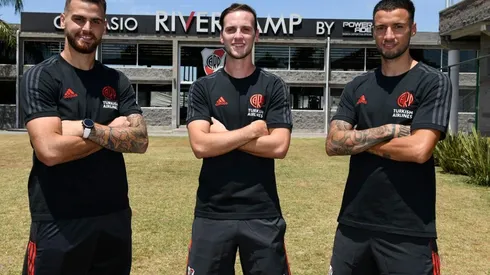 Los flamantes refuerzos de River hablaron luego de firmar sus contratos.