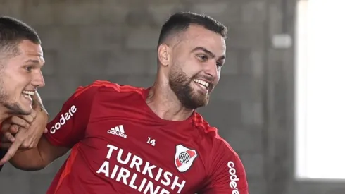 El defensor habló por primera vez como jugador de River.